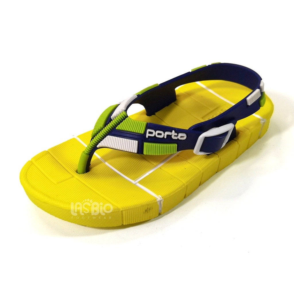 Porto 1034T Sandal Jepit Anak Balita Cowok Cewek Karet Lucu