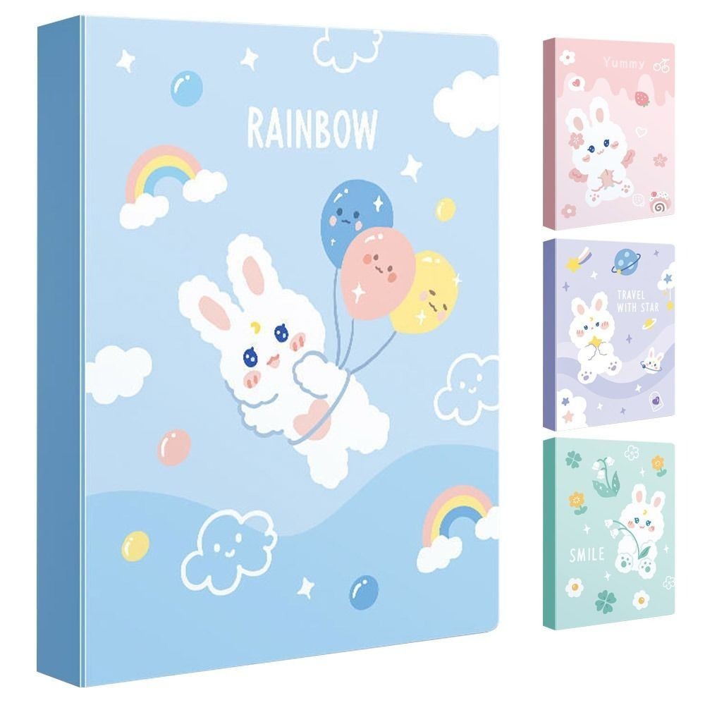 

Plastic Archives Bag Reusable Transparent Bag A4 File Folder 30/60/80 Pages Large Capacity File Storage Bag