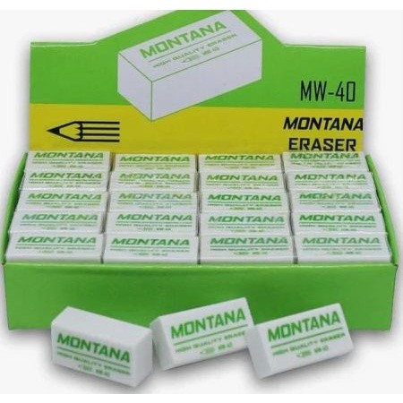 

NAT - 20 PCS Penghapus putih Montana