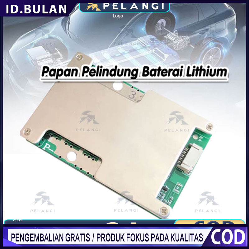 Module BMS 4S 100A 12V Lifepo4 3.2V Common Port BMS 100A