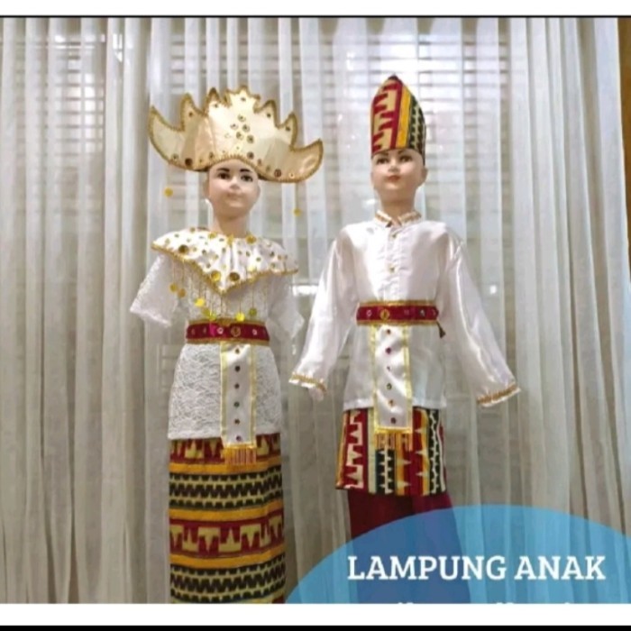 Baju Anak Adat Lampung TK SD // Pakaian Adat Lampung - S, LAKI