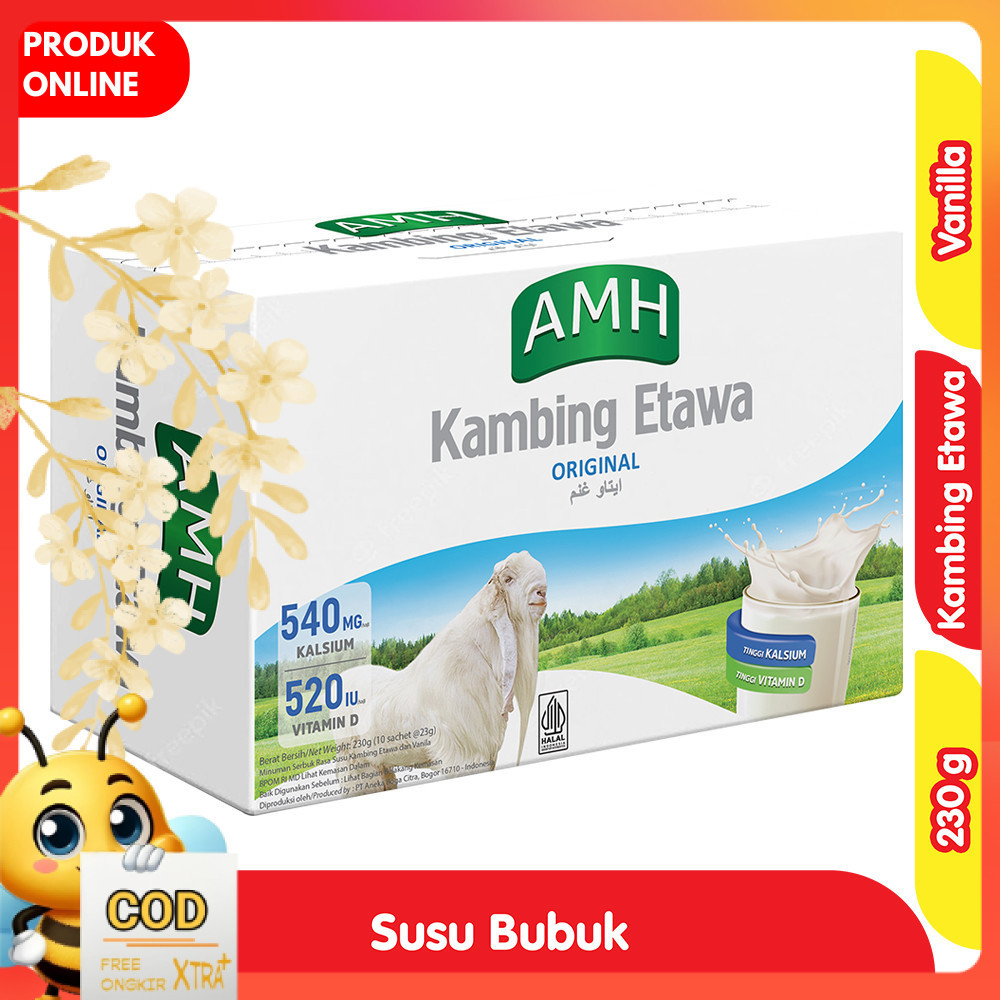 

AMH Susu Bubuk Kambing Etawa Rasa Vanila 230 g