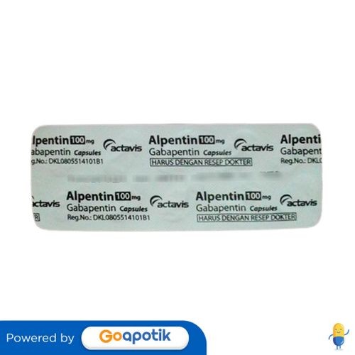 Alpentin 100 Mg Strip 10 Tablet