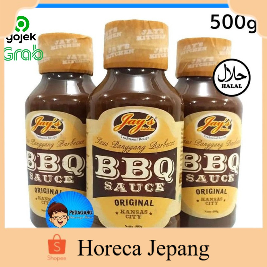 

Jay's Kitchen BBQ Sauce 500gr | Saus Barbeque | Saus BBQ