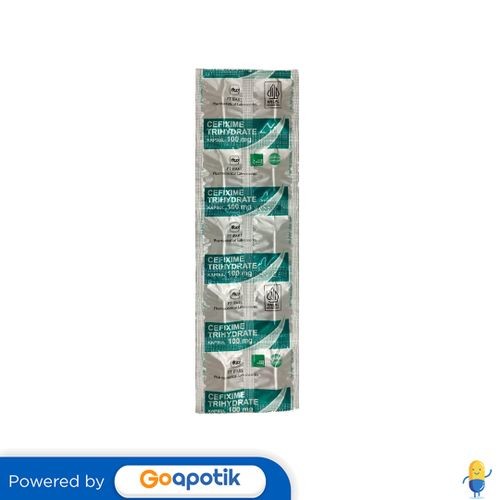 Cefixime Trihydrate Ifars 100 Mg Strip 10 Kapsul