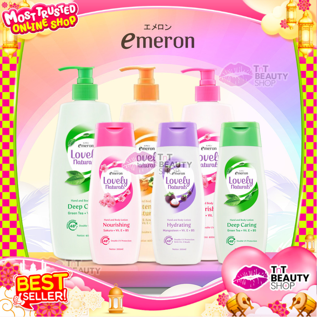 Emeron Lovely Naturals Hand And Body Lotion 100ml - 200ml - 400ml | TnT Beauty Shop