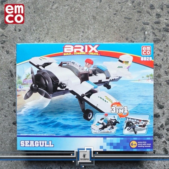 Emco Brix 8829 SEAGULL Brick Mainan Anak