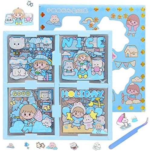 

Stiker Karakter 2D Momo Mix Stiker Lucu Isi 100 Lembar Murah Imut