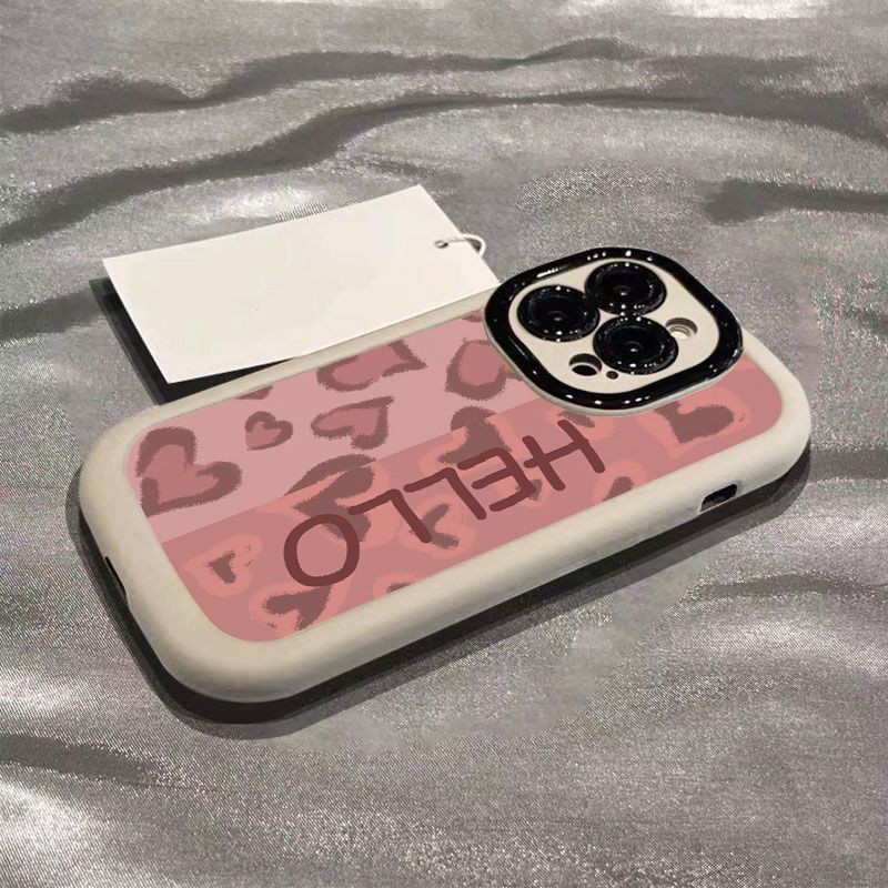 Hati-hati yang berwarna pink gradasi case VIVO Beruang kartun Casing ponsel cocok untukS17/S17 PRO/V