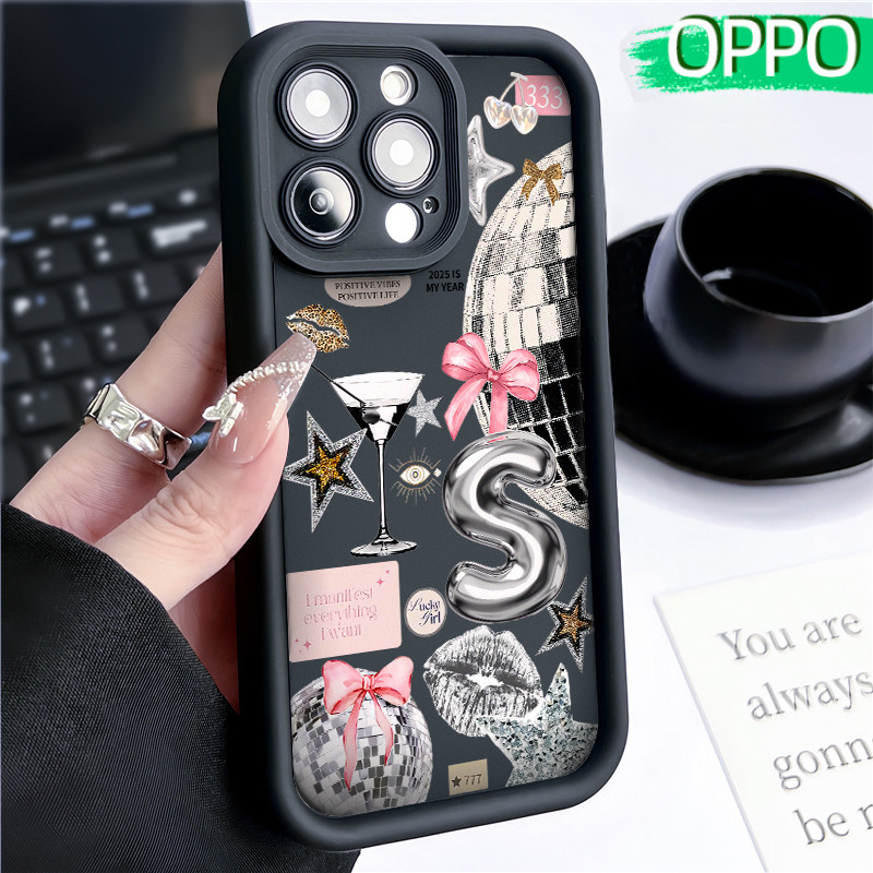 Keren Logam Vintage Silicone SoftCase OPPO A18 A16 A15 A3s A5S A60 A17 A17K A54 A53 A12 A58 A31 A1K 