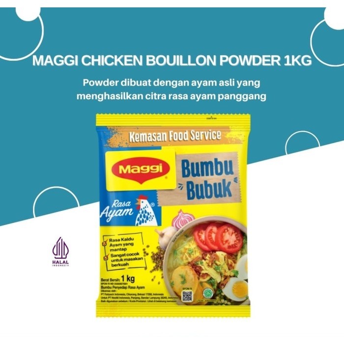 

Maggi Beef Ayam Powder Bumbu Bubuk Penyedap Rasa Masakan 1 Kg - Ayam1kg Bblwrp ARI