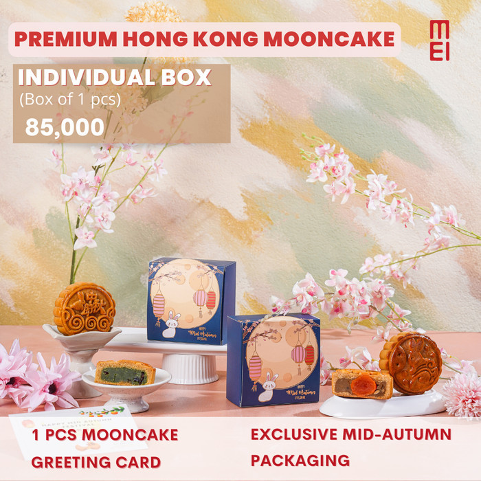 

Premium Hampers Mooncake / Kue Bulan with Hongkong Ingredients - Single Box, Mixed Nuts