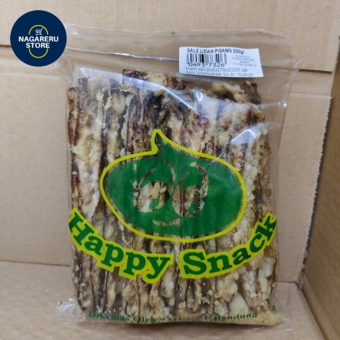 

Happy snack sale lidah pisang 200gr