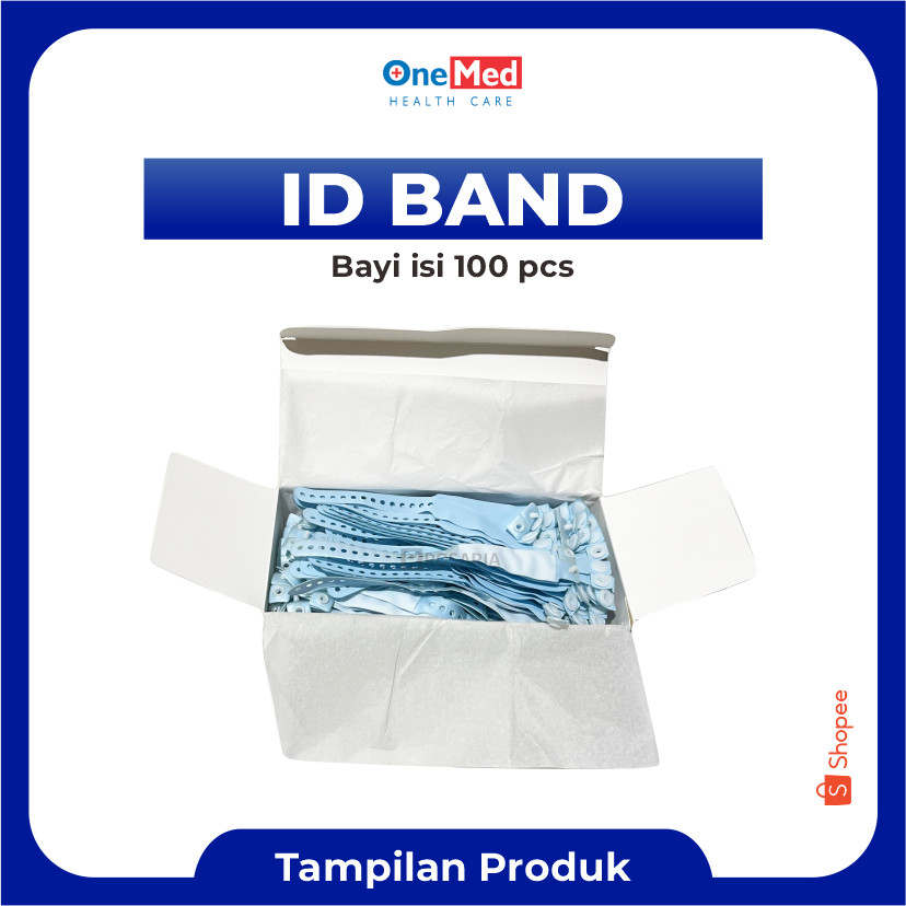 ID BAND PEDRIATIC ONEMED Gelang Identitas Pasien Bayi Rumah Sakit