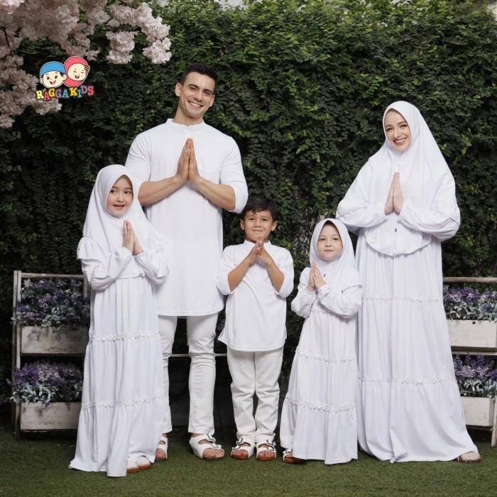 KAOS KOKO PUTIH RAGGA KIDS COUPLE AYAH ANAK - KOKO DEWASA, S