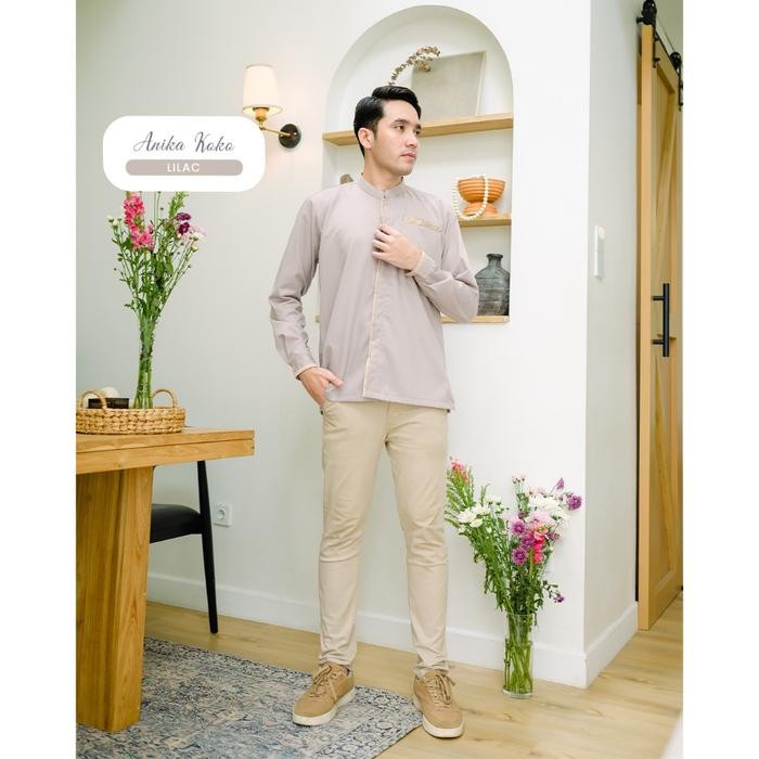 Gamaleea - Anika Sarimbit Lilac / Family Set / Sarimbit Keluarga / Baju Couple Keluarga / Baju Musli