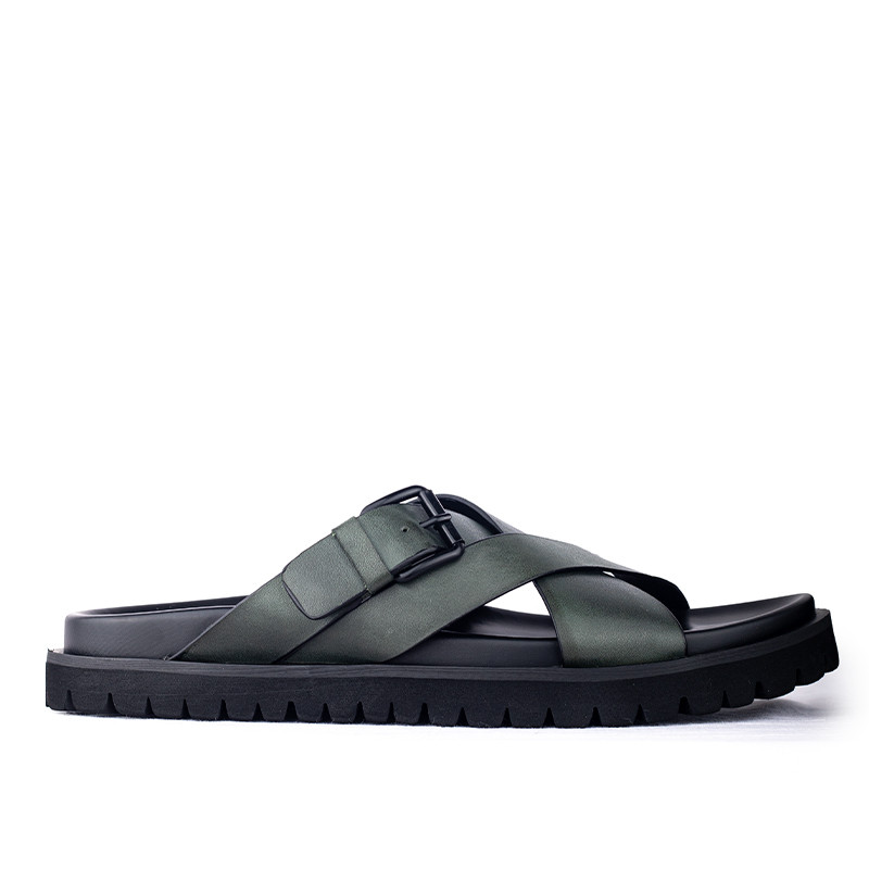 Sandal Kulit Pria Gino Mariani Fonzie Army