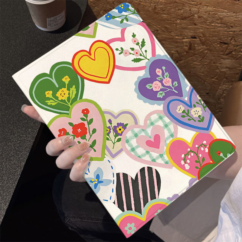 Ikon hati Case tablet Xiaomi 5 11 inch 6 11 inch Redmi Pad SE 11 inch iPad Mini 4 Mini 5 7,9”Air 1 2