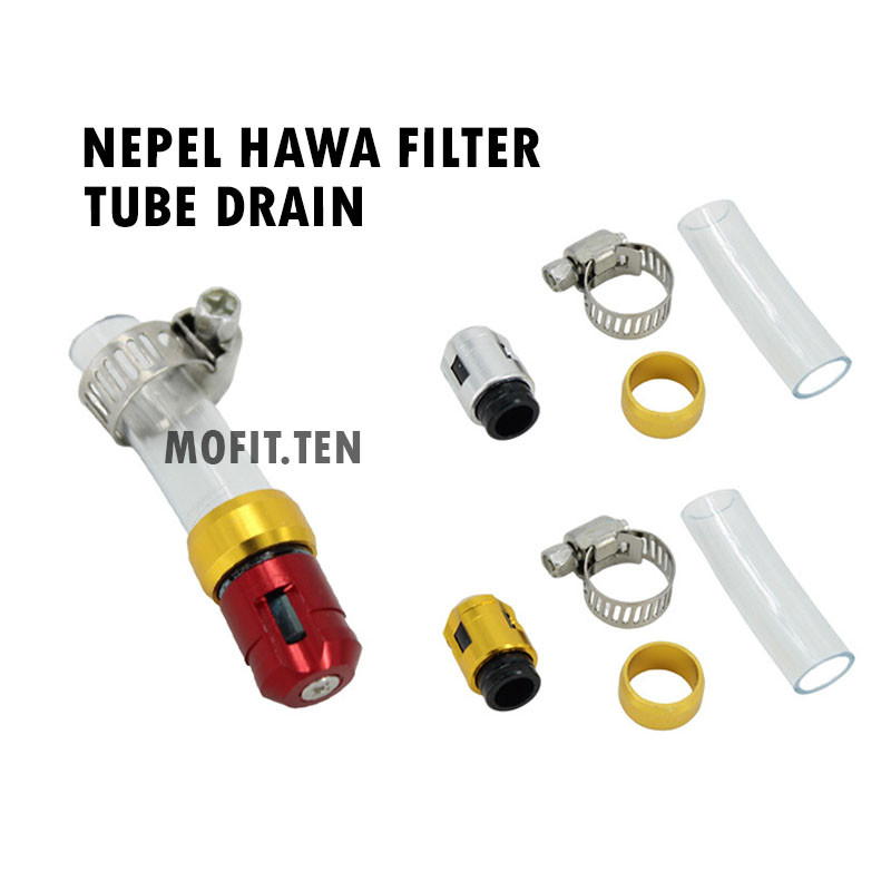 COD Tube drain selang pembuangan filter import CNC CVT nepel filter udara Universal