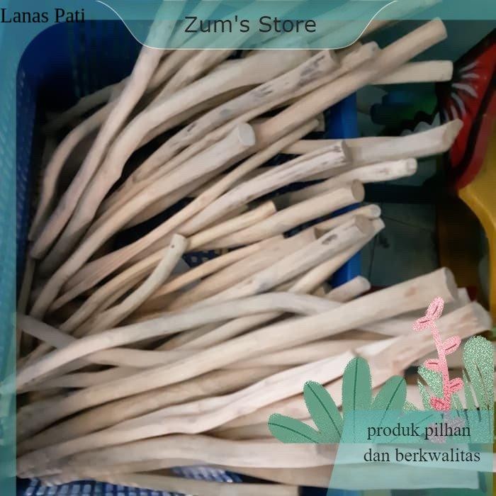 

Ranting kayu jati-kayu macrame sudah dihaluskan-ukuran 90 cm - natural XD3