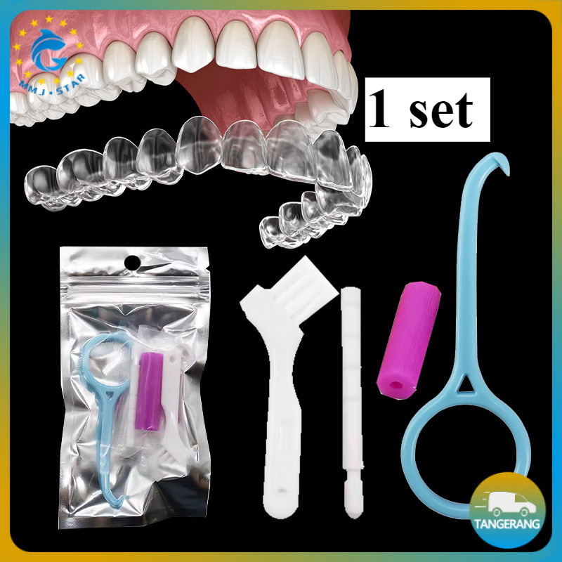 Box Aligner Gigi Pipih Set Chewis U Dental Aligner Hook Rata Invisalign Retainer