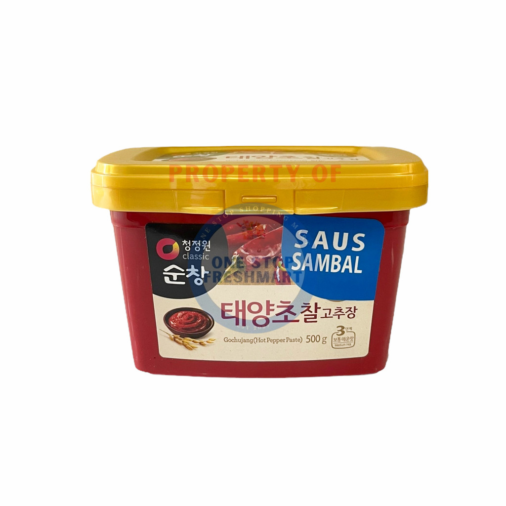 

DAESANG SUNCHANG GOCHUJANG SAMBAL PASTA KOREA HOT PEPPER PASTE 500GR