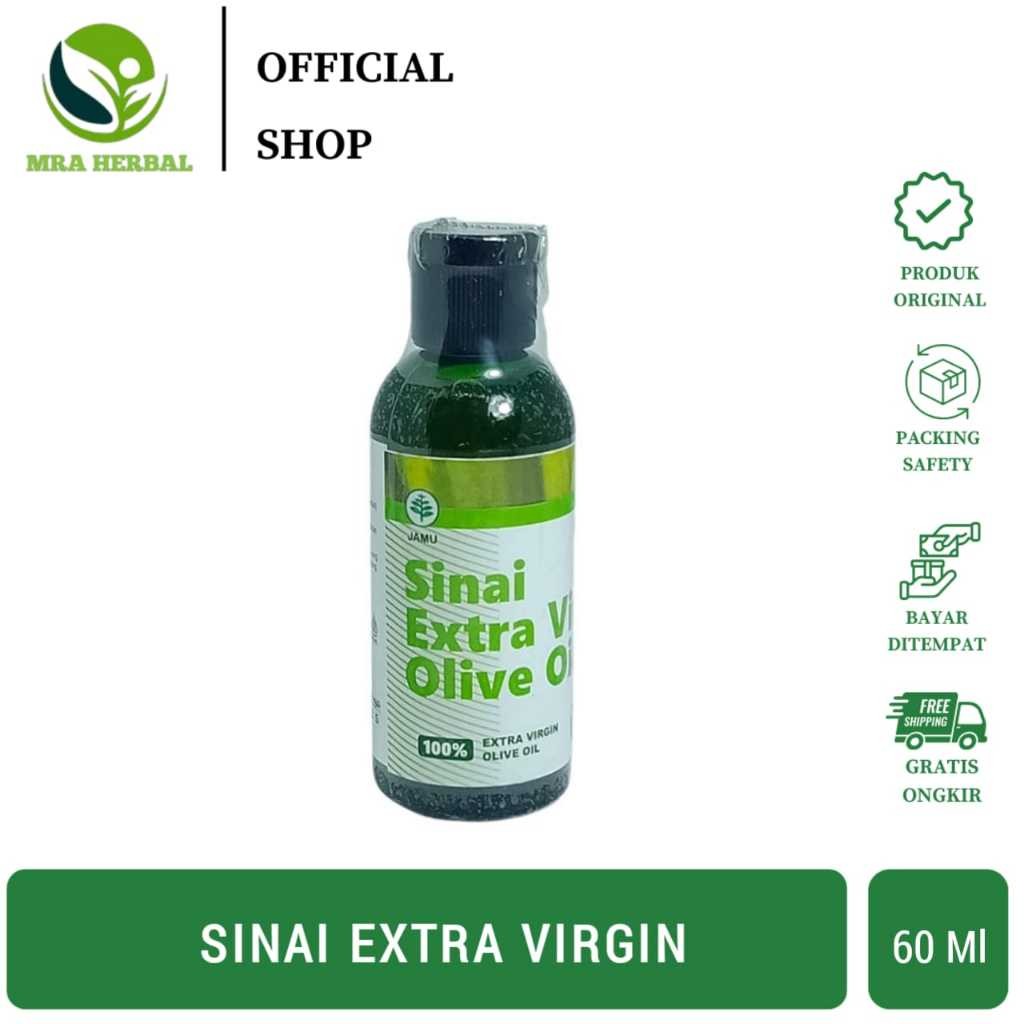 

Minyak Zaitun Extra Virgin HNI 60 Ml | Sinai Extra Olive Virgin Oil Original