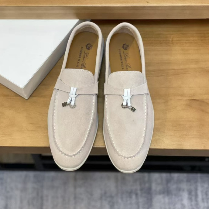 Loro Piana lightweight casual shoes for men and women, imported frosted leather sports shoes for one