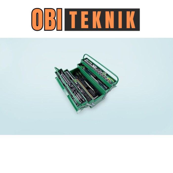 TEKIRO Tool Box Set 72 PCS – Set Alat Mekanik Lengkap untuk Profesional dan Otomotif - Obi Teknik