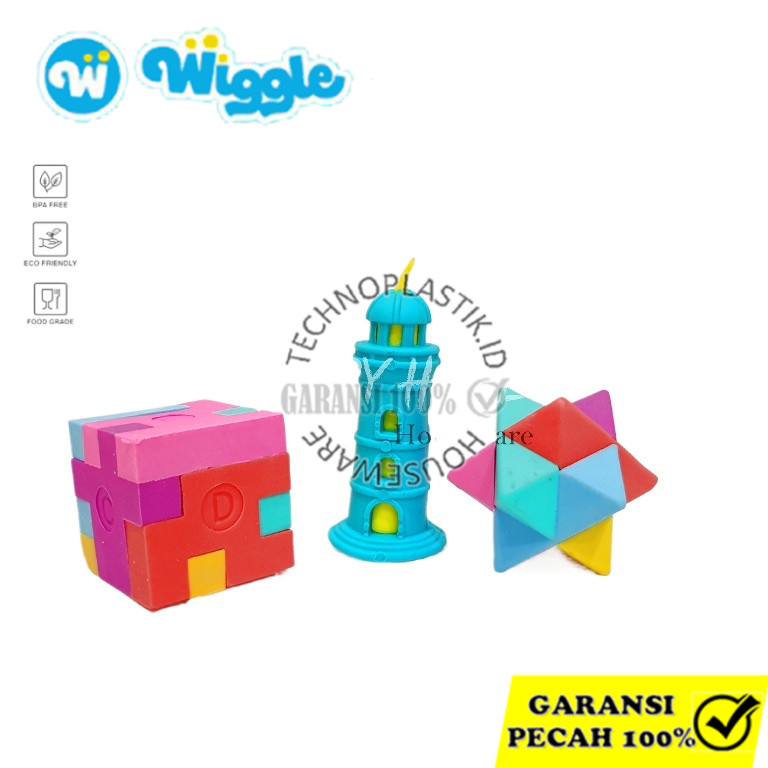 

WIGGLE Eraser Penghapus Model Puzzle Nautical 3 Varian Motif