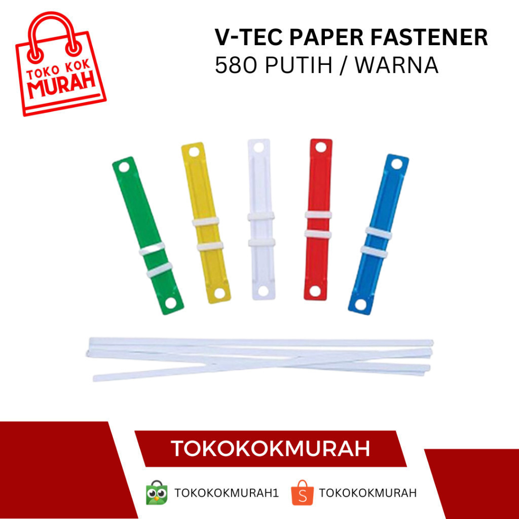 

V-TEC PAPER FASTENER 580 WARNA