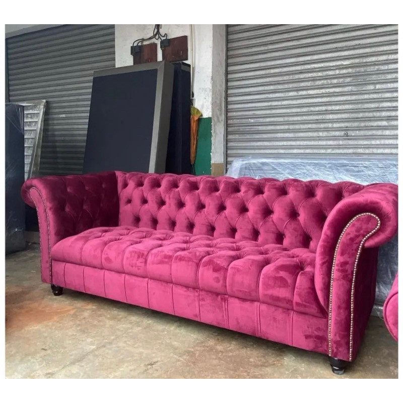 Kursi Sofa Cesterfield , Kursi Sofa Mewah , Kursi Sofa Empuk