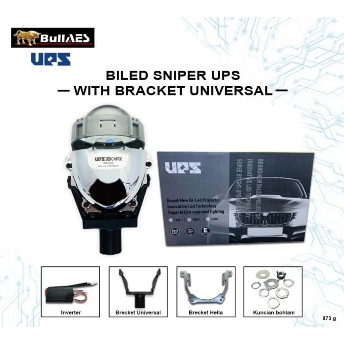 PRS99 Projector BILED Sniper MAX Projie Merk UPS