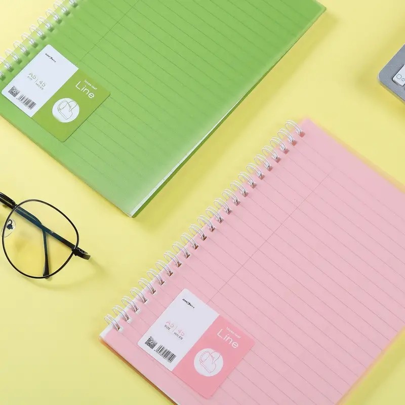 

2023 Simple Notebook Coil Note Book No Hand Coil Notebook Stationery Small Fresh Diary Middle Coilless Journal Notebook