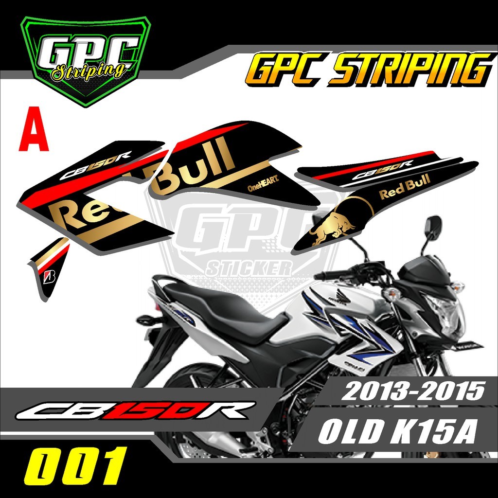 Striping Cb150r Old 2013-2015 - Stiker Variasi List Motor Cb150r