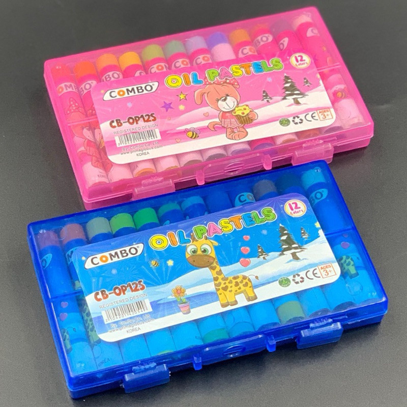 

(CCK STORE) Oil Pastel isi 12 warna / Krayon dari Brand terbaik Oil Pastel / Crayon dengan 12 Warna / Krayon anak Oil Pastels 24 PCS - 12 Oil Pcs Box Pastel Perlengkapan Menggambar ATK Alat Tulis Kantor Sekolah Mewarnai Warna