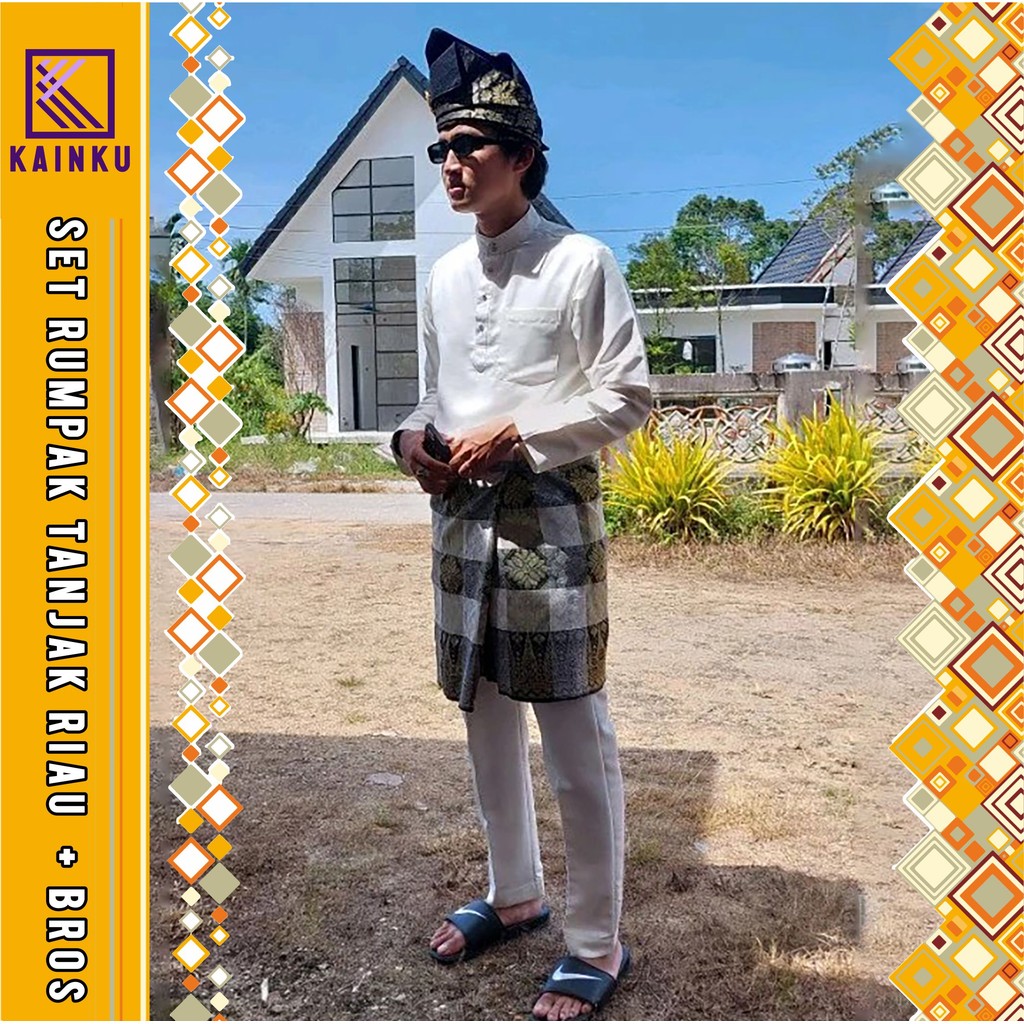 Setelan Rumpak dan Tanjak Riau/Tanjak Budak Melayu Riau/Songket Budak Melayu Riau