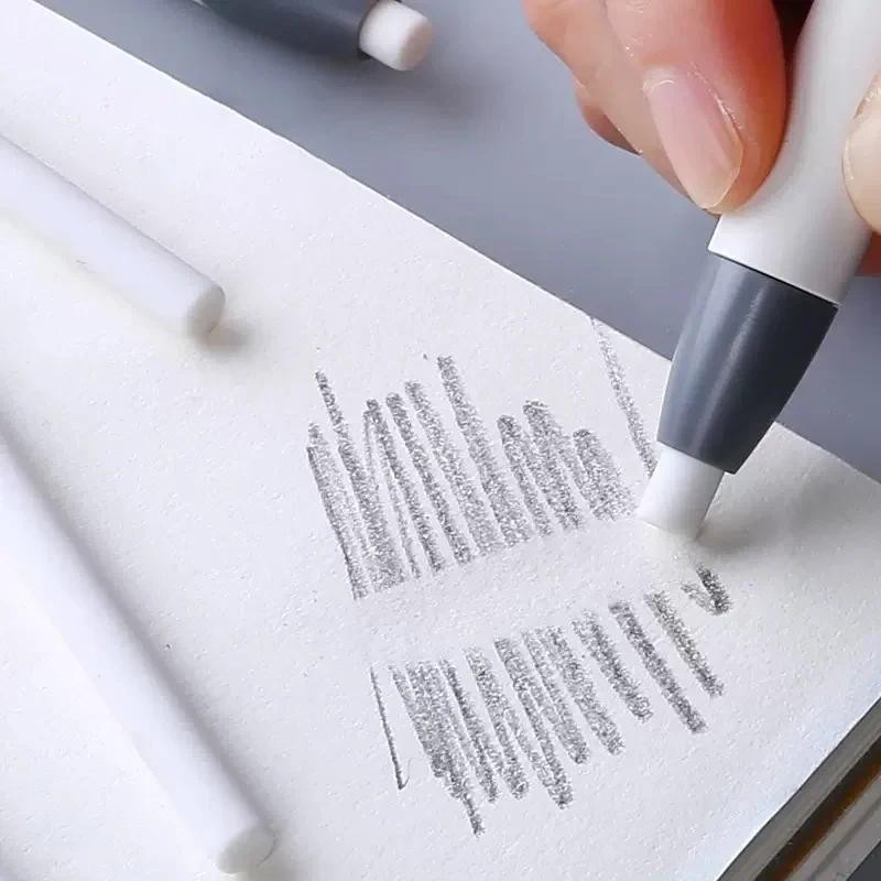 

Automatic Press Pencil Erasers Retractable Rubber Erasers for School Kawaii Correction Tools Korean Stationery Office Supplies