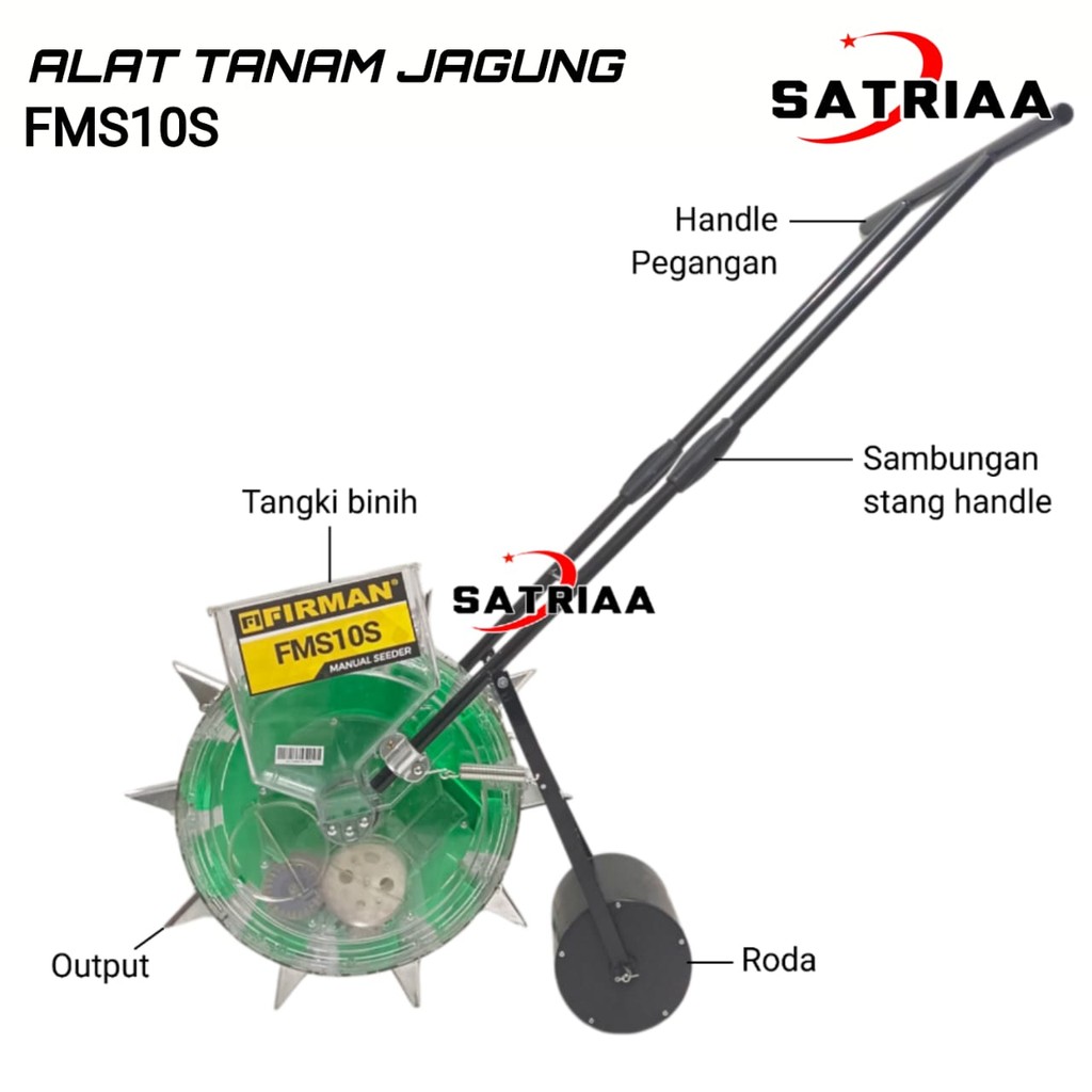 Alat Tancap Jagung Dorong 10 Lubang Alat Tanam Benih Dorong 10 Lubang Alat Tanam Jagung Dorong 10 Lu