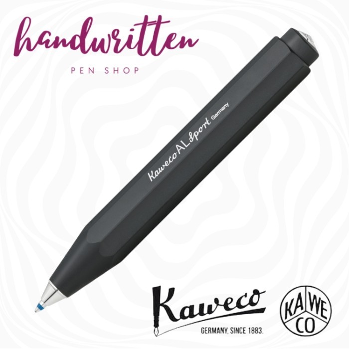 

[ N E W ] KAWECO Sport AL Ballpoint Pen / Pulpen - Black BP