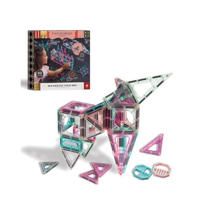 

FAO Schwarz Magnetic Tile Set 40pcs - FSZ1103010241