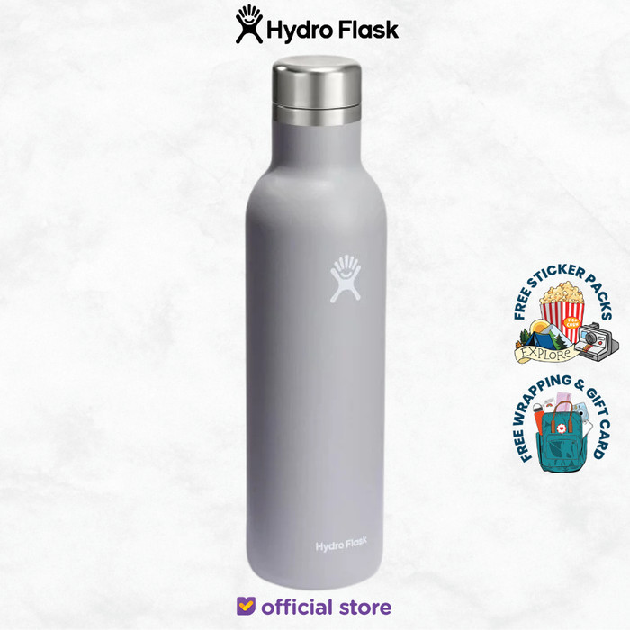 Botol Wine Stainless Steel Hydro Flask Ceramic Wine Bottle 25 oz / 750 ml Birch