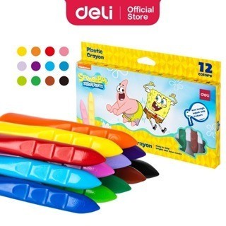 

Crayon Plastic / Krayon plastik warna EC220 Spongebob EC220-12 / EC220-24