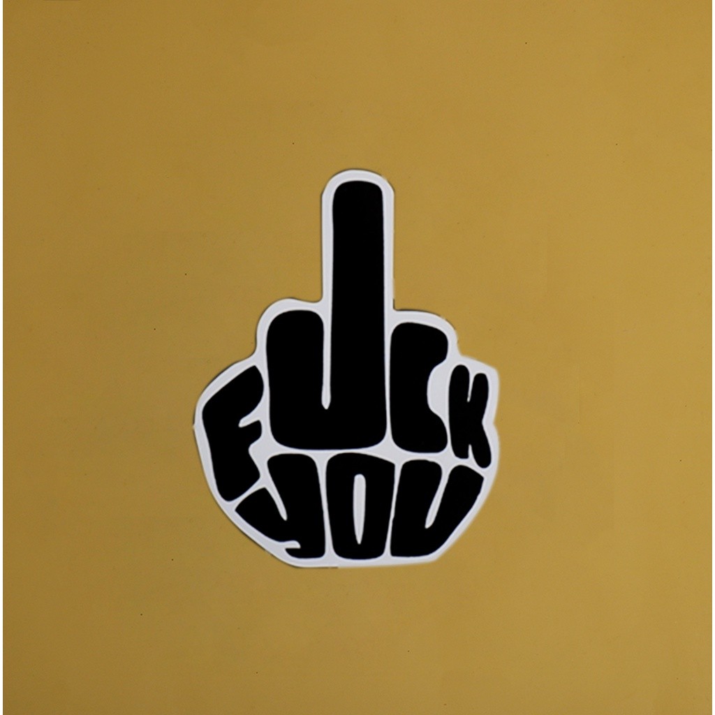 

STIKER GRAFTACK - LOGO FCK- STIKER AESTHETIC LAPTOP, AKSESORIS HP, ANTI AIR, MOTIF,HELM.