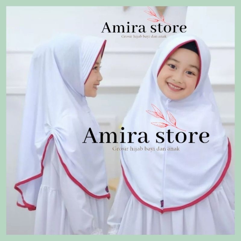hijab anak 3 4 5 6 7  tahun  SD PUTIH Kerudung anak hijab anak jilbab anak  kerudung anak perempuan 