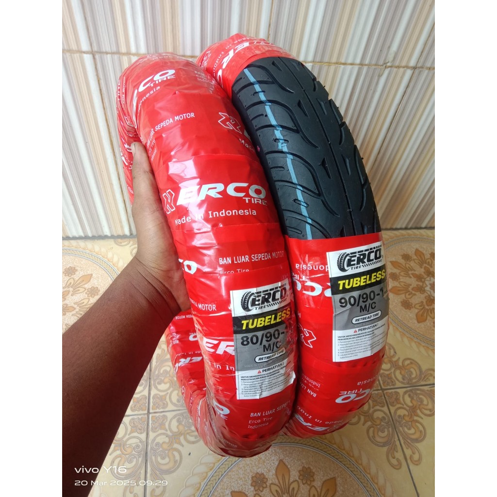 Ban Tubles Ban Metik Ban Erco Ukuran Vario Beat Mio
