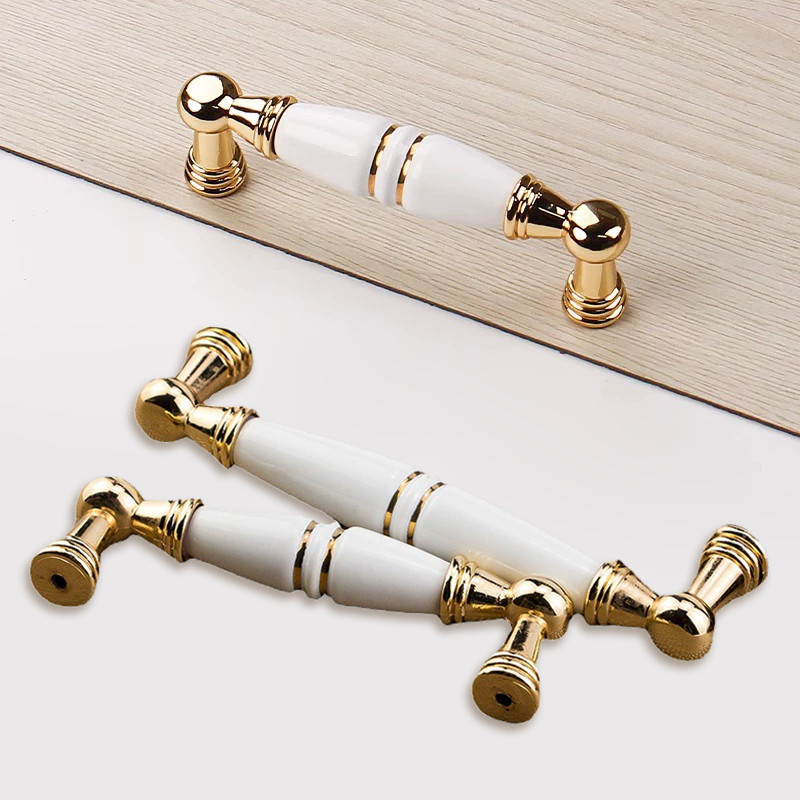 Ceramic Handle Tarikan Keramik Bulat Laci Pintu Lemari Knob