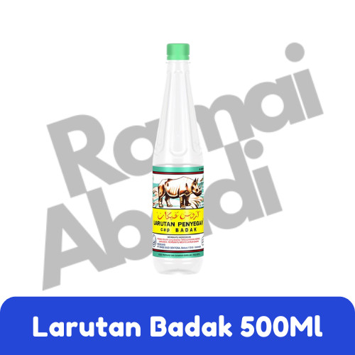 

LARUTAN PENYEGAR CAP BADAK BOTOL 500ML | BOTOL BESAR