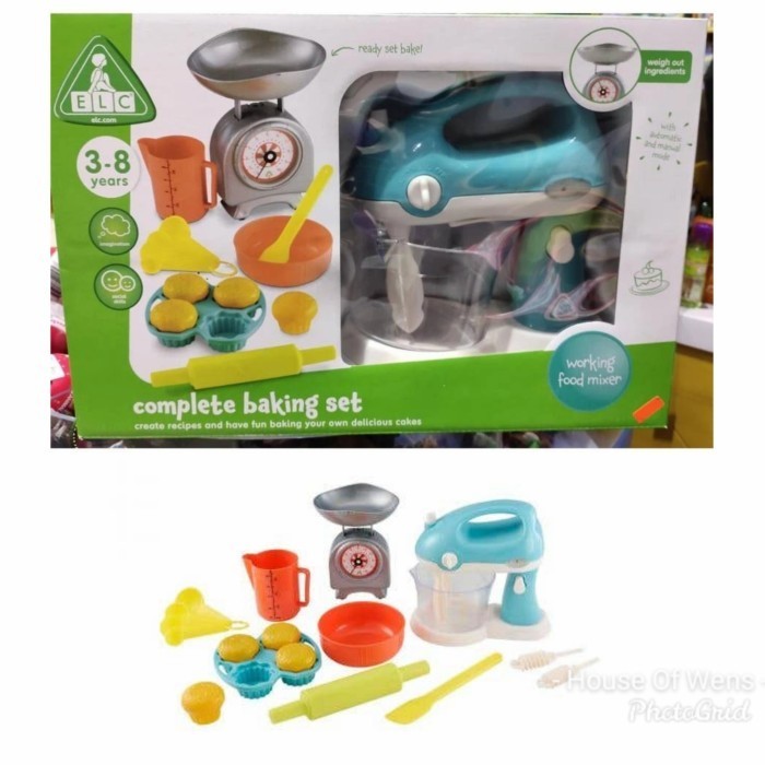 ELC COMPLETE BAKING SET - MAINAN ANAK ORIGINAL
