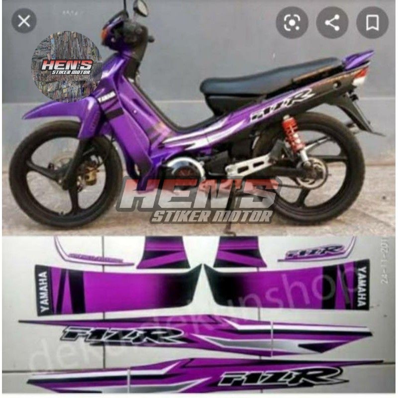 STRIPING VARIASI FIZR UNGU